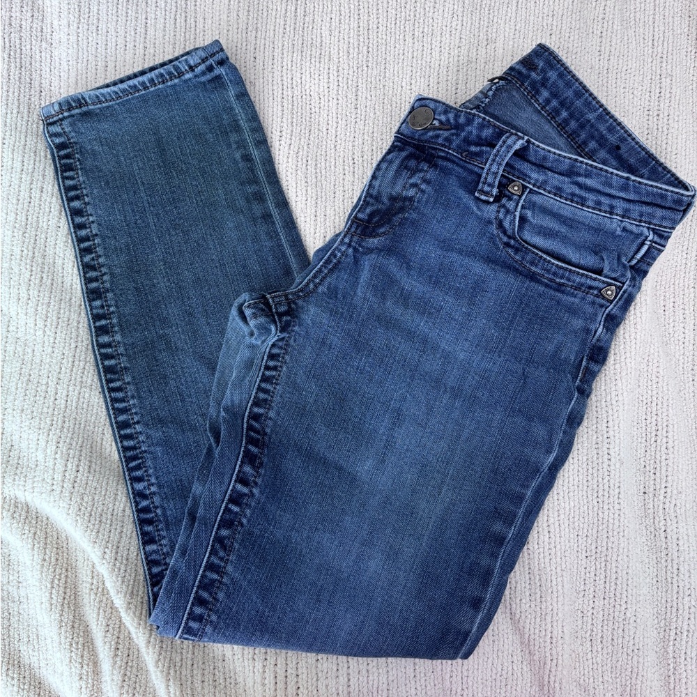 Kut from the Kloth Dark Straight Leg Jeans, size 6P